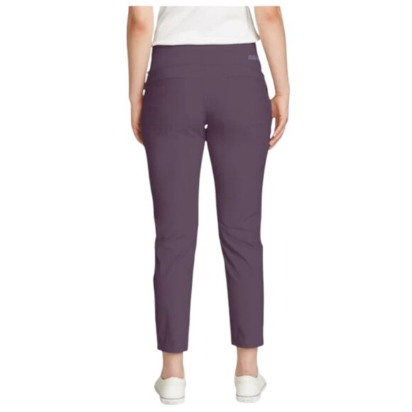 NEW Eddie Bauer Horizon Straight Ankle Pant | Purple - Picture 3 of 9